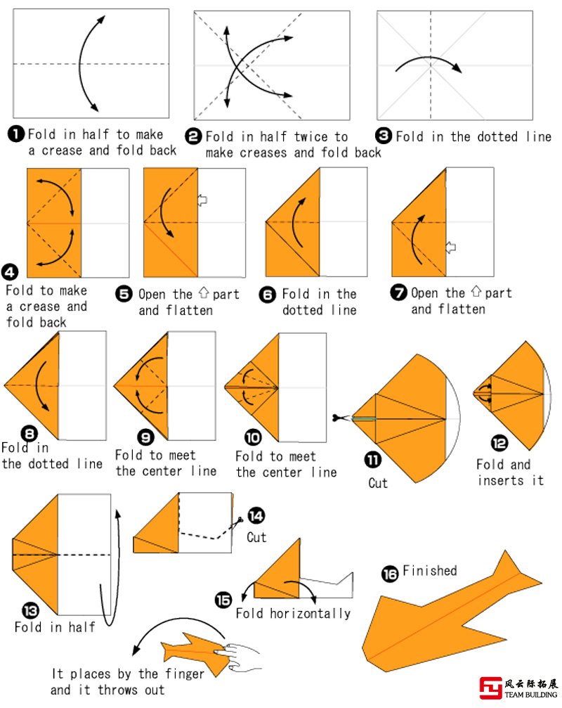紙飛機的折法大全圖解